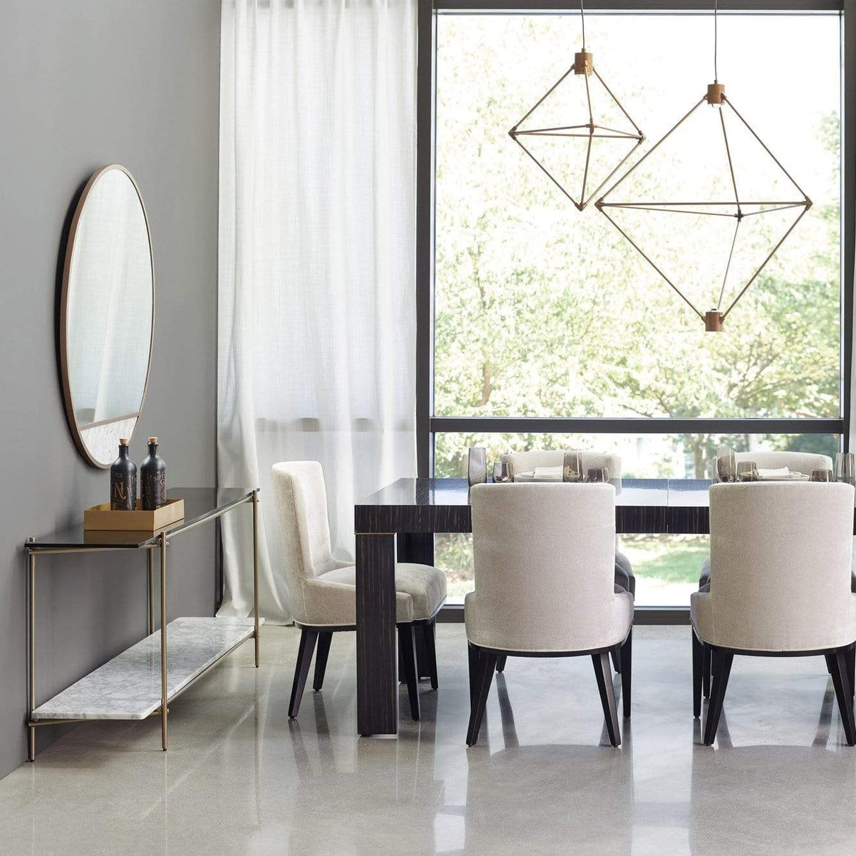 Caracole Edge Dining Table Furniture caracole-M102-419-202