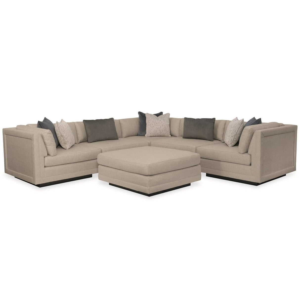 Caracole Fusion 6 Piece Sectional Furniture caracole-M050-017-SEC2-A 00662896012095