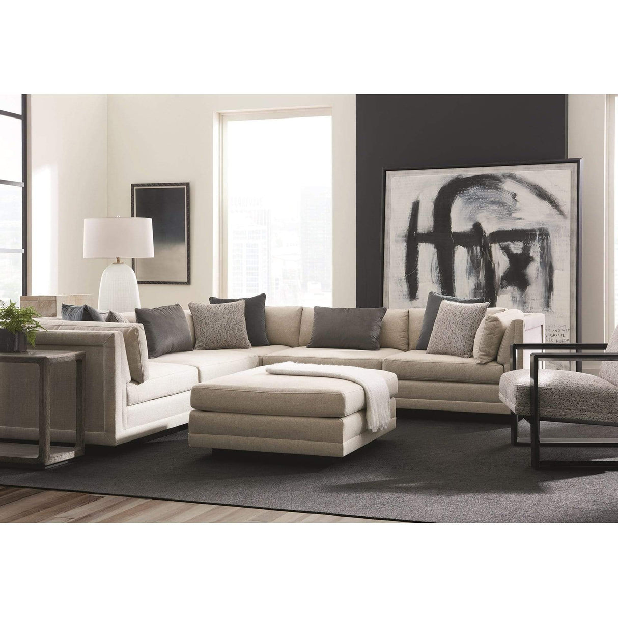 Caracole Fusion 6 Piece Sectional Furniture caracole-M050-017-SEC2-A 00662896012095