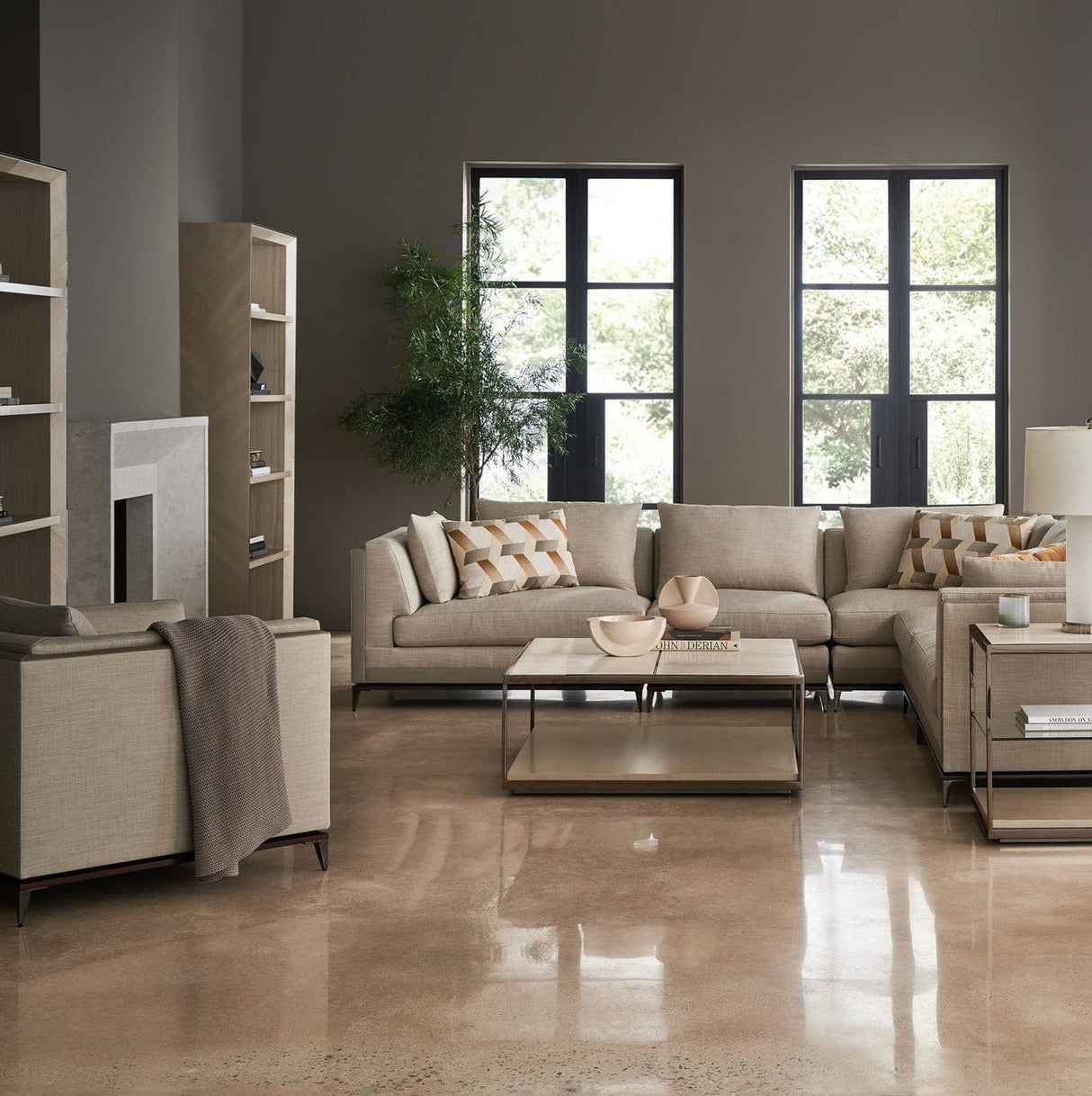 Caracole High Rise Bookcase Furniture Caracole-CLA-422-811 662896041989