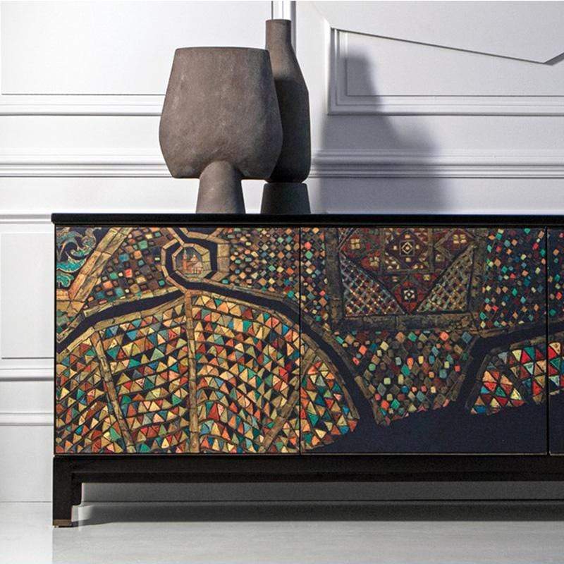 Caracole Mosaic Entertainment Console Furniture caracole-CLA-020-532