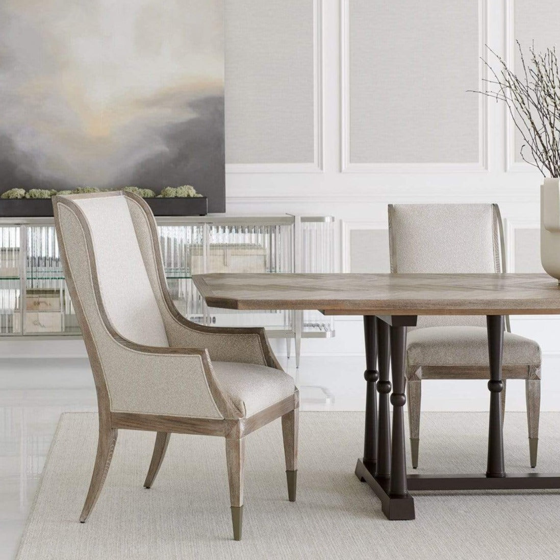 Caracole Open Arms Arm Chair Furniture caracole-CLA-019-273