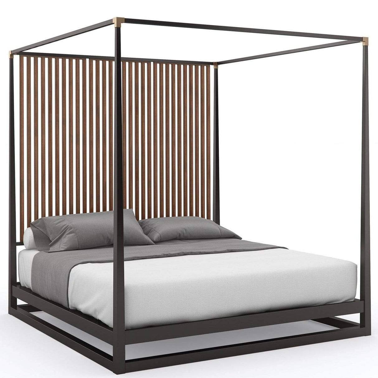 Caracole Pinstripe Bed Furniture caracole-CLA-020-101