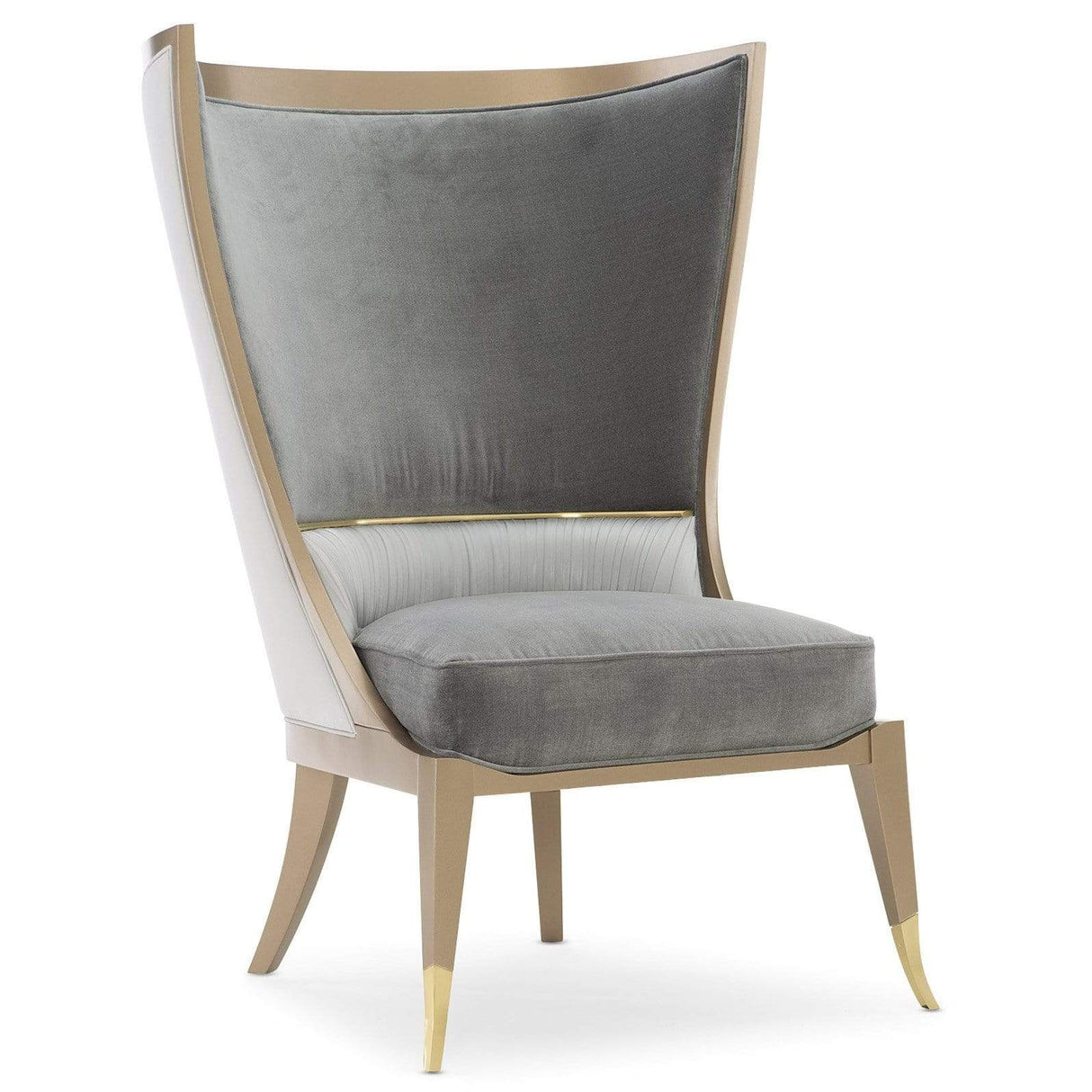 Caracole Pop Your Collar Chair Furniture caracole-UPH-418-033-B 662896035032