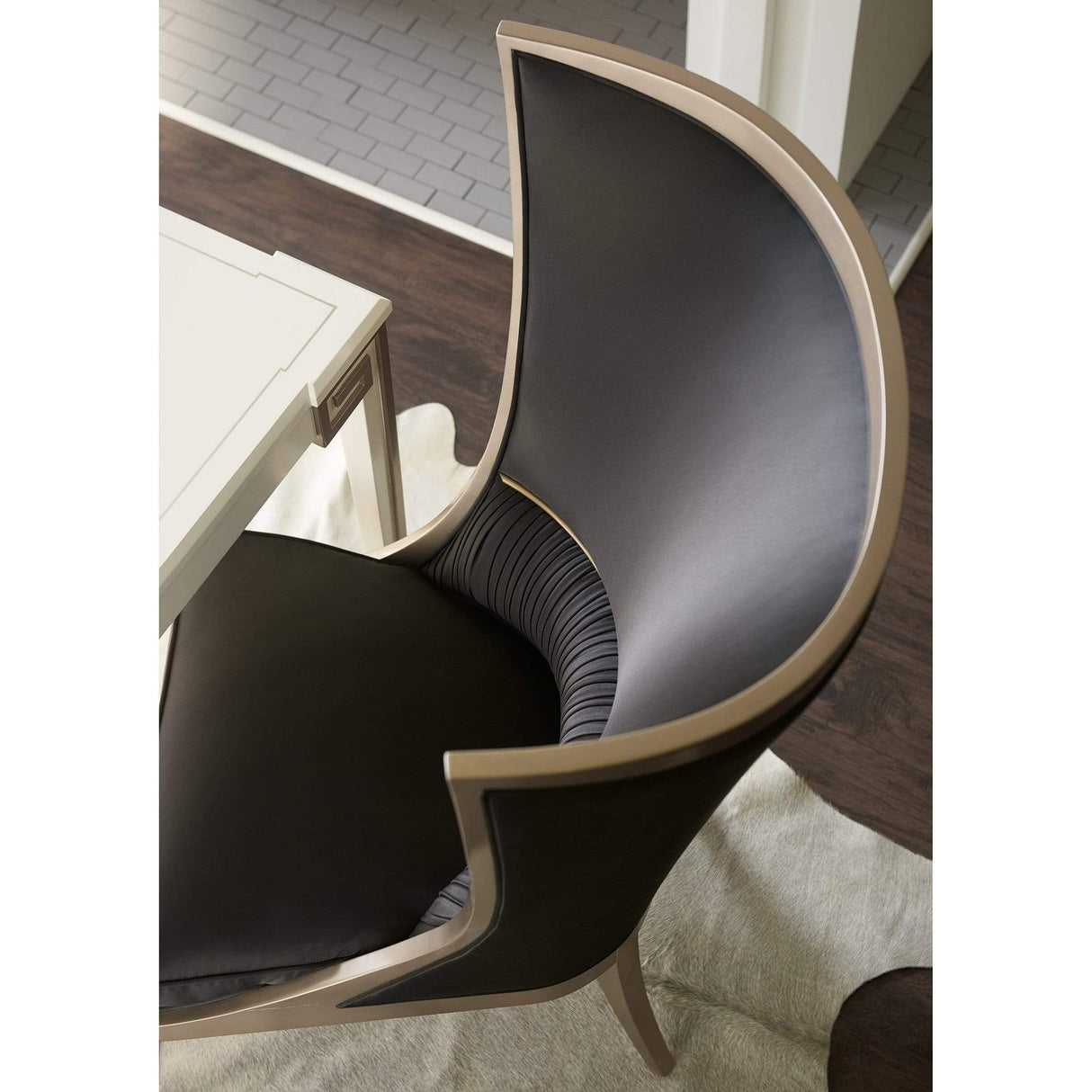 Caracole Pop Your Collar Chair Furniture caracole-UPH-418-033-B 662896035032