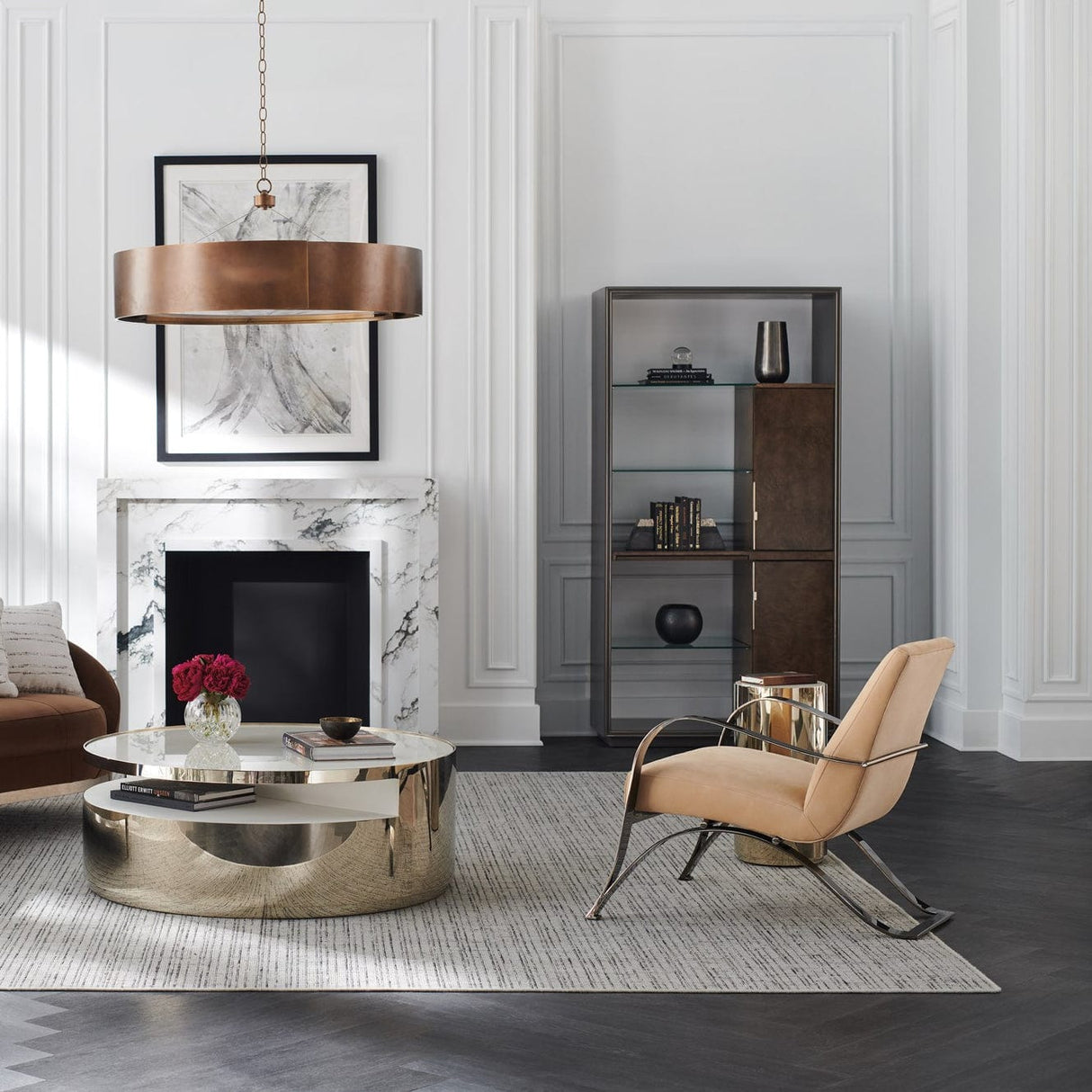 Caracole Round About Accent Table Furniture