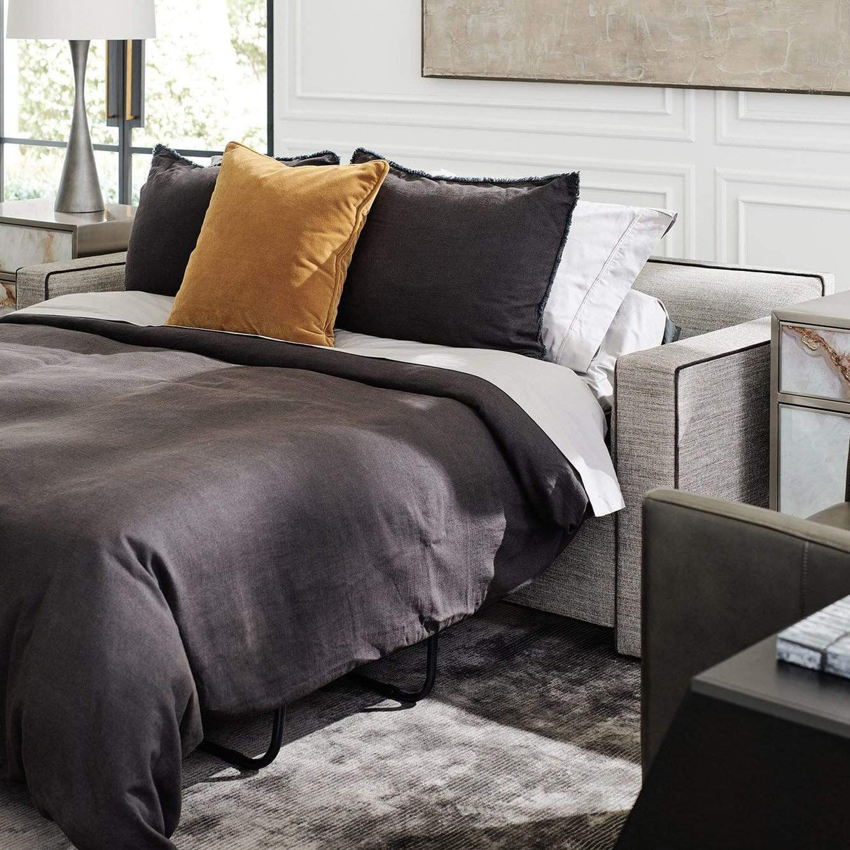 Caracole Welt Played Sofa Furniture