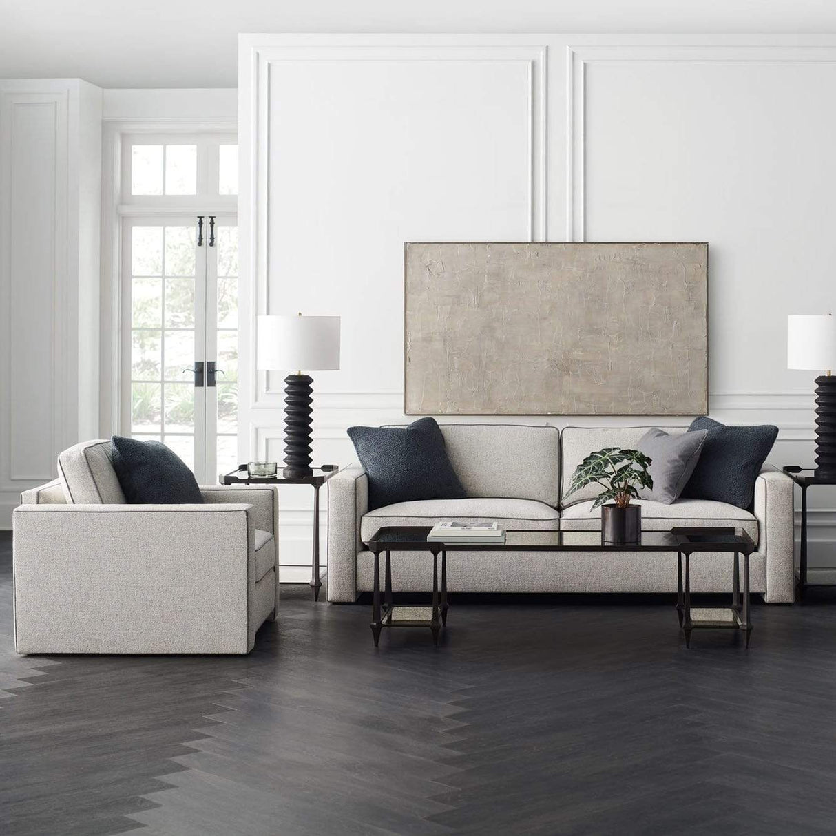 Caracole Welt Played Sofa Furniture caracole-UPH-019-016-C 662896038743