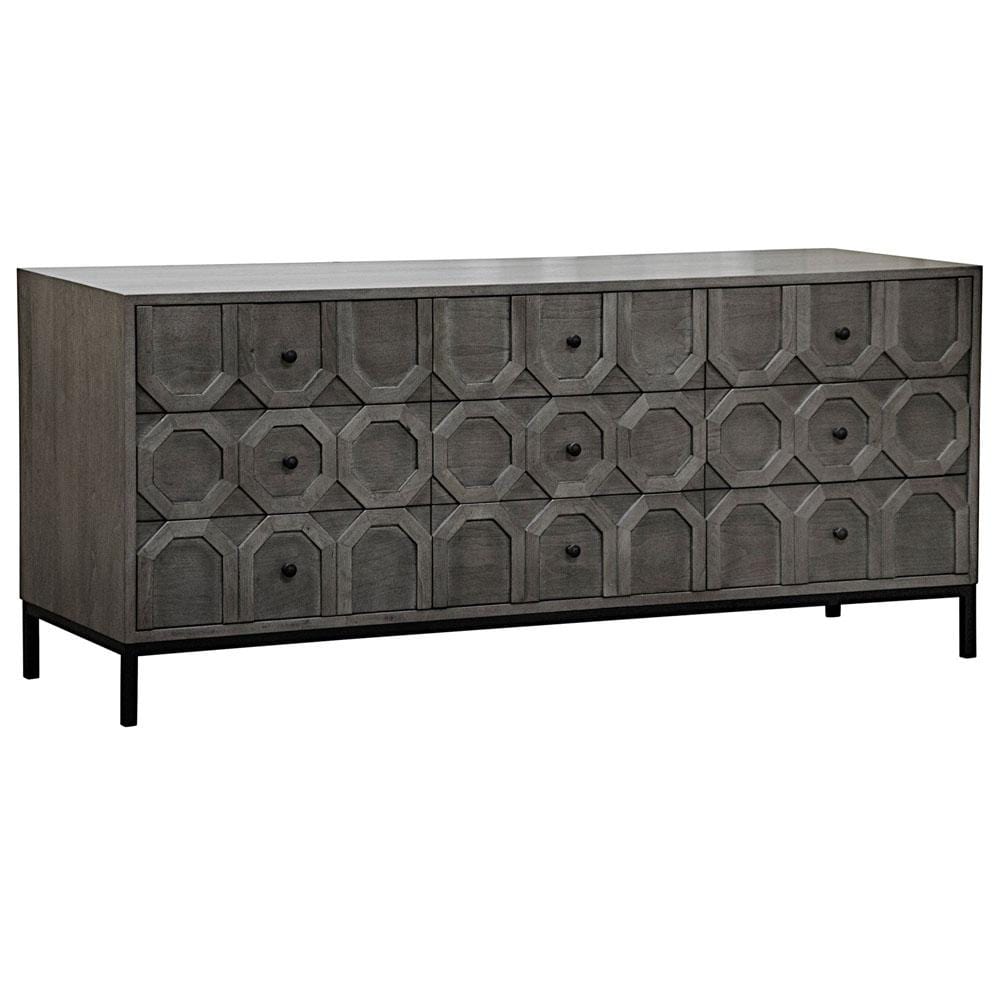 CFC Hadley 9 Drawer Buffet - Walnut Furniture CFC-FF100 00818484020014