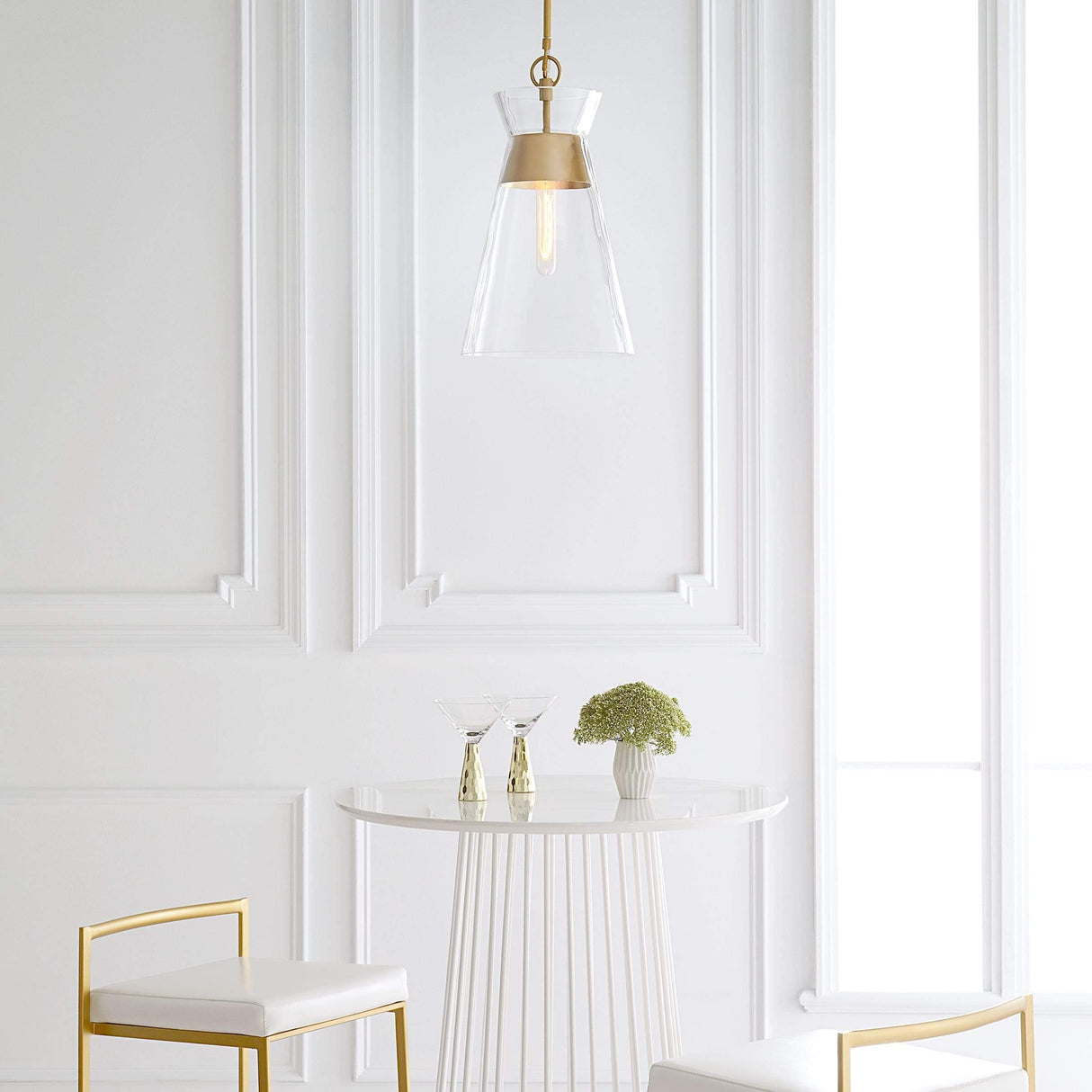 Chapman & Myers Atlantic Narrow Pendant Lighting