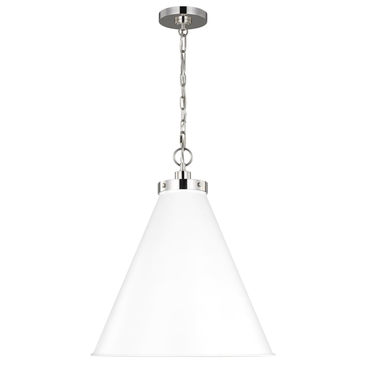 Chapman & Myers Wellfleet Cone Pendant Lighting chapman-myers-CCP1281MWTPN 014817613902