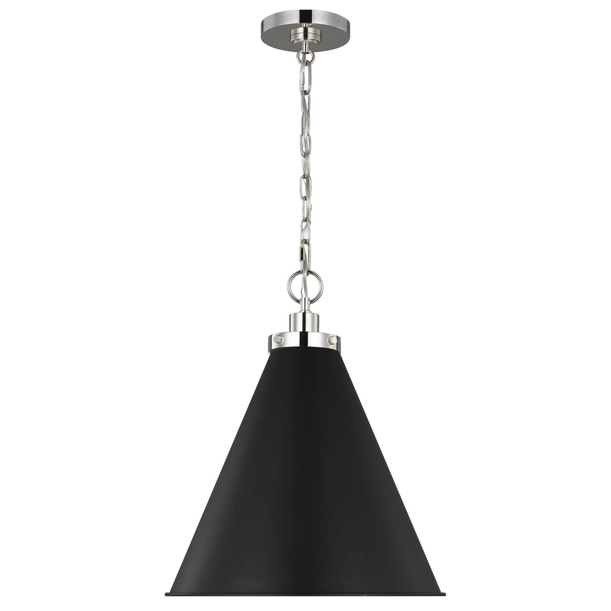 Chapman & Myers Wellfleet Cone Pendant Lighting chapman-myers-CP1271MBKPN 014817613841