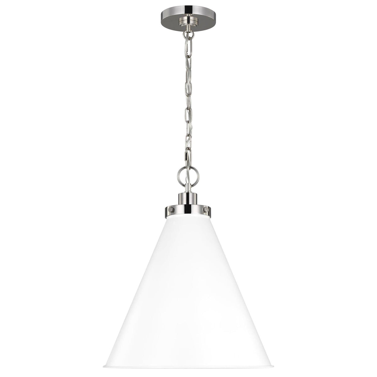 Chapman & Myers Wellfleet Cone Pendant Lighting chapman-myers-CP1271MWTPN 014817613865
