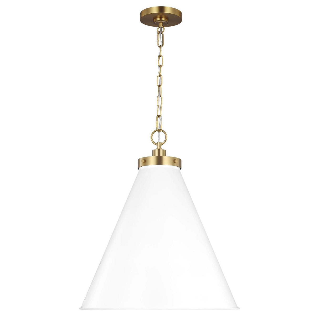 Chapman & Myers Wellfleet Cone Pendant Lighting chapman-myers-CP1281MWTBBS 014817613919