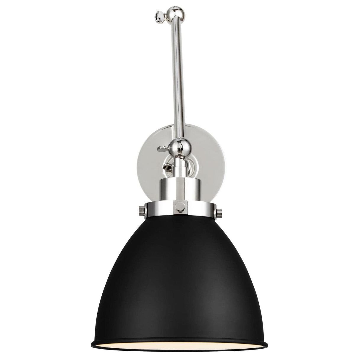 Chapman & Myers Wellfleet Dome Task Sconce Lighting chapman-myers-CW1161MBKPN 014817614206