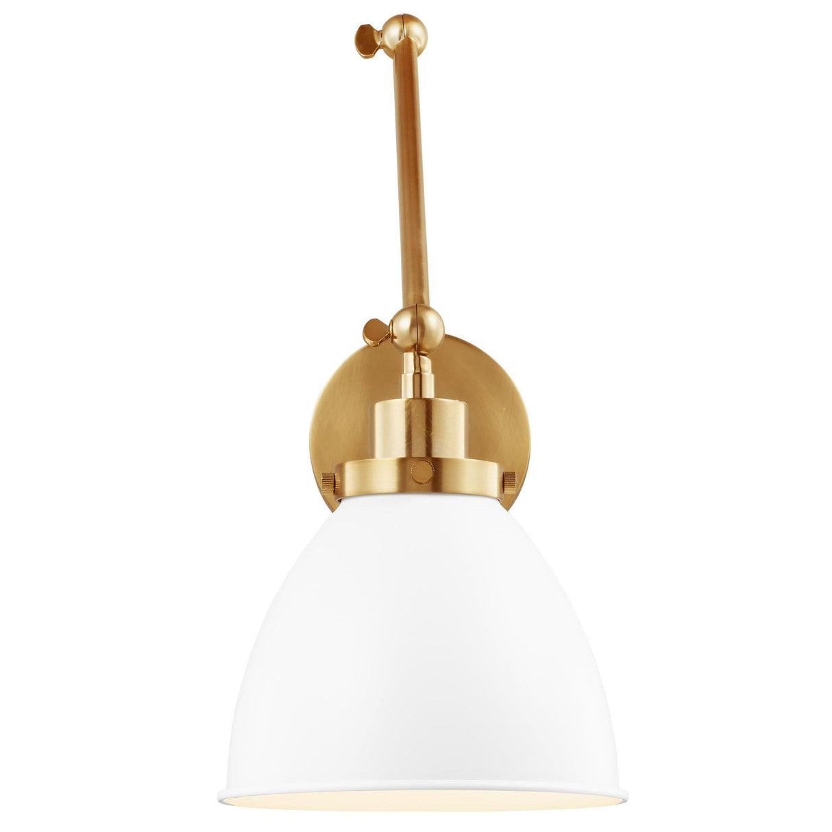 Chapman & Myers Wellfleet Dome Task Sconce Lighting chapman-myers-CW1161MWTBBS 014817614237