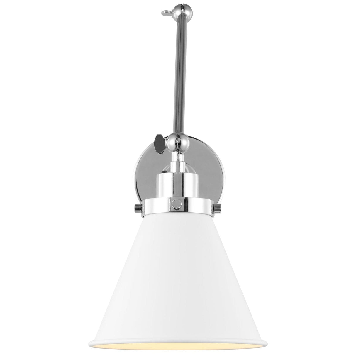 Chapman & Myers Wellfleet Double Arm Cone Task Sconce Lighting