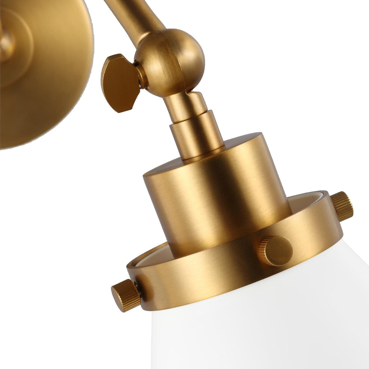 Chapman & Myers Wellfleet Double Arm Cone Task Sconce Lighting