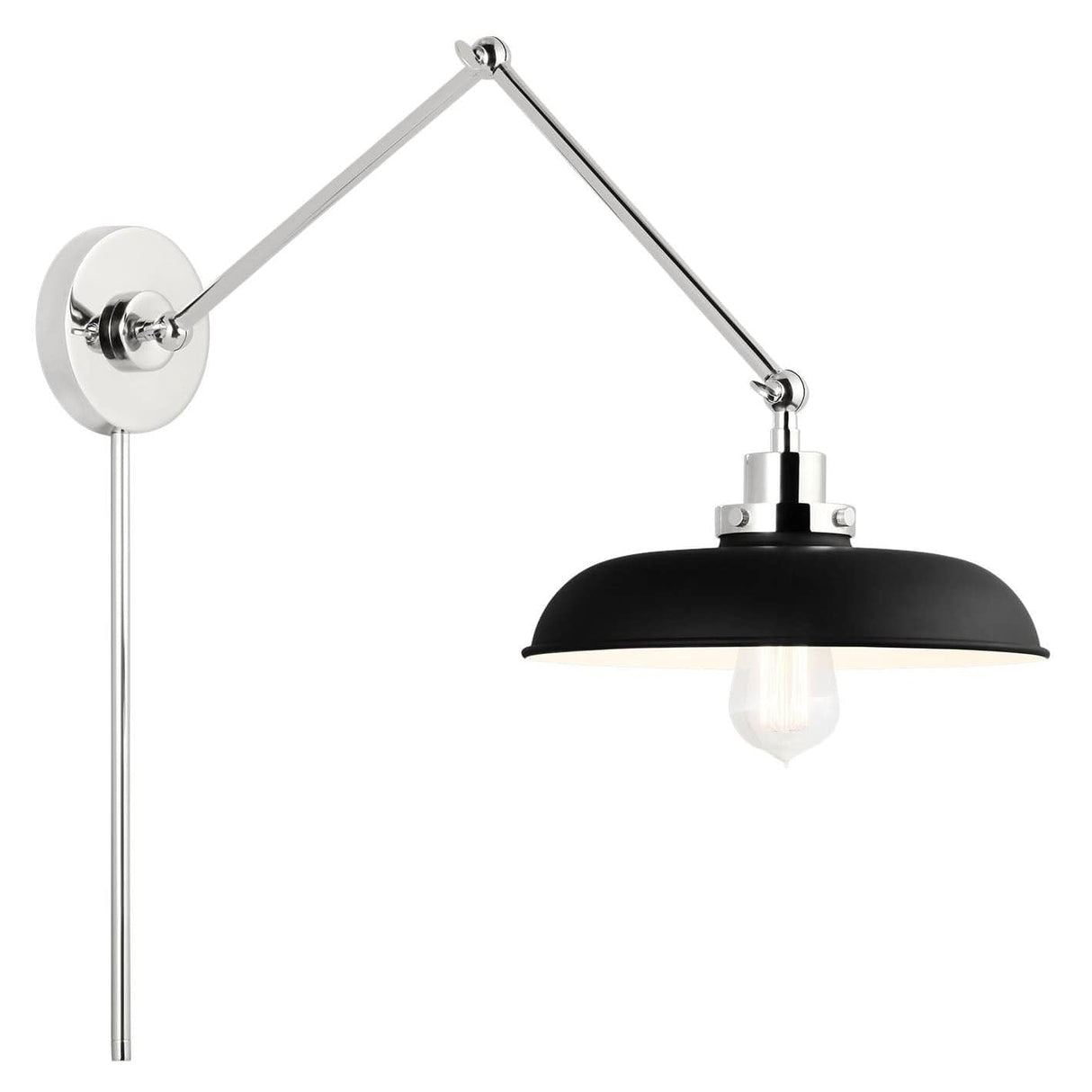 Chapman & Myers Wellfleet Double Arm Wide Task Sconce Lighting