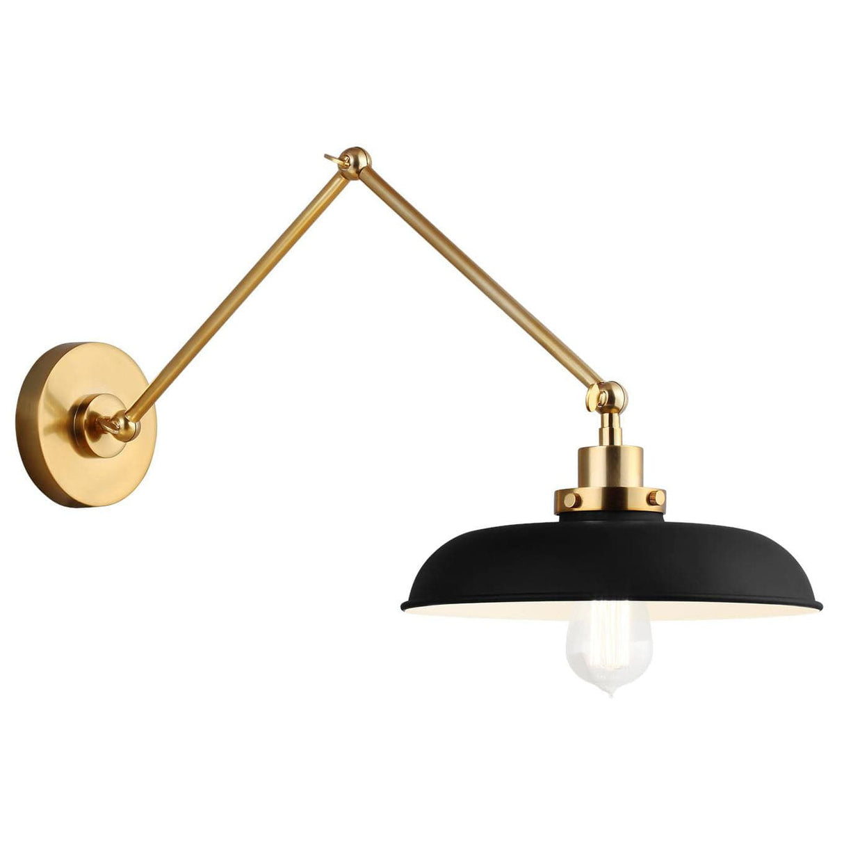 Chapman & Myers Wellfleet Double Arm Wide Task Sconce Lighting