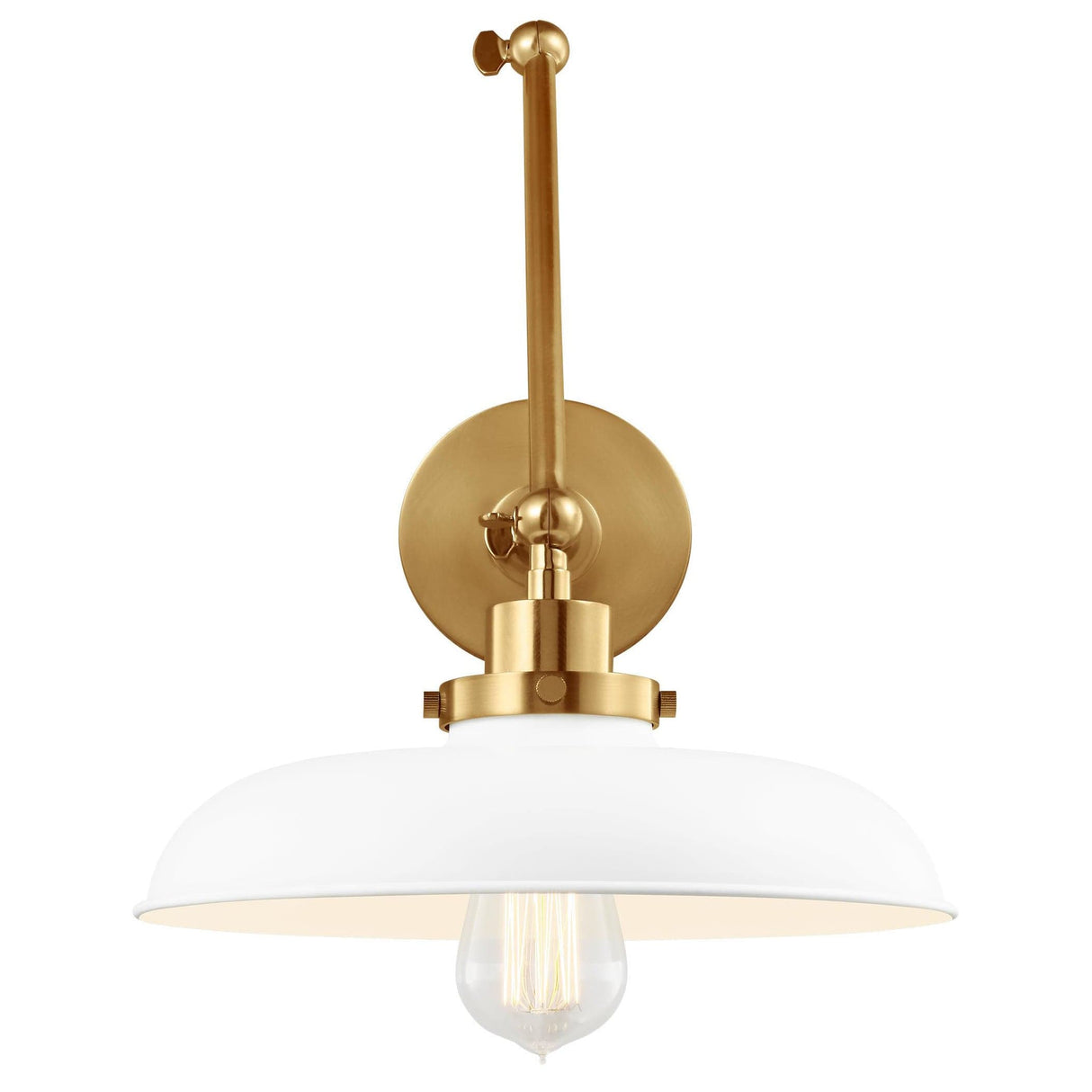 Chapman & Myers Wellfleet Double Arm Wide Task Sconce Lighting chapman-myers-CW1171MWTBBS 014817614275