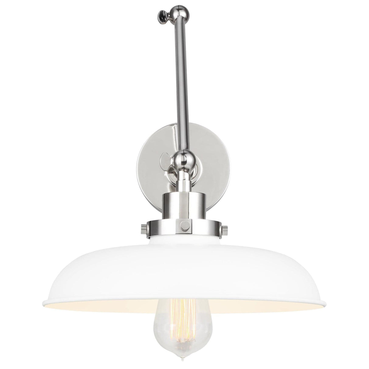 Chapman & Myers Wellfleet Double Arm Wide Task Sconce Lighting chapman-myers-CW1171MWTPN 014817614268