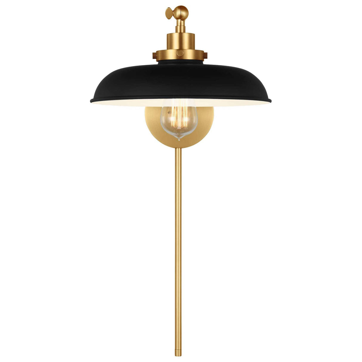 Chapman & Myers Wellfleet Single Arm Wide Task Sconce Lighting