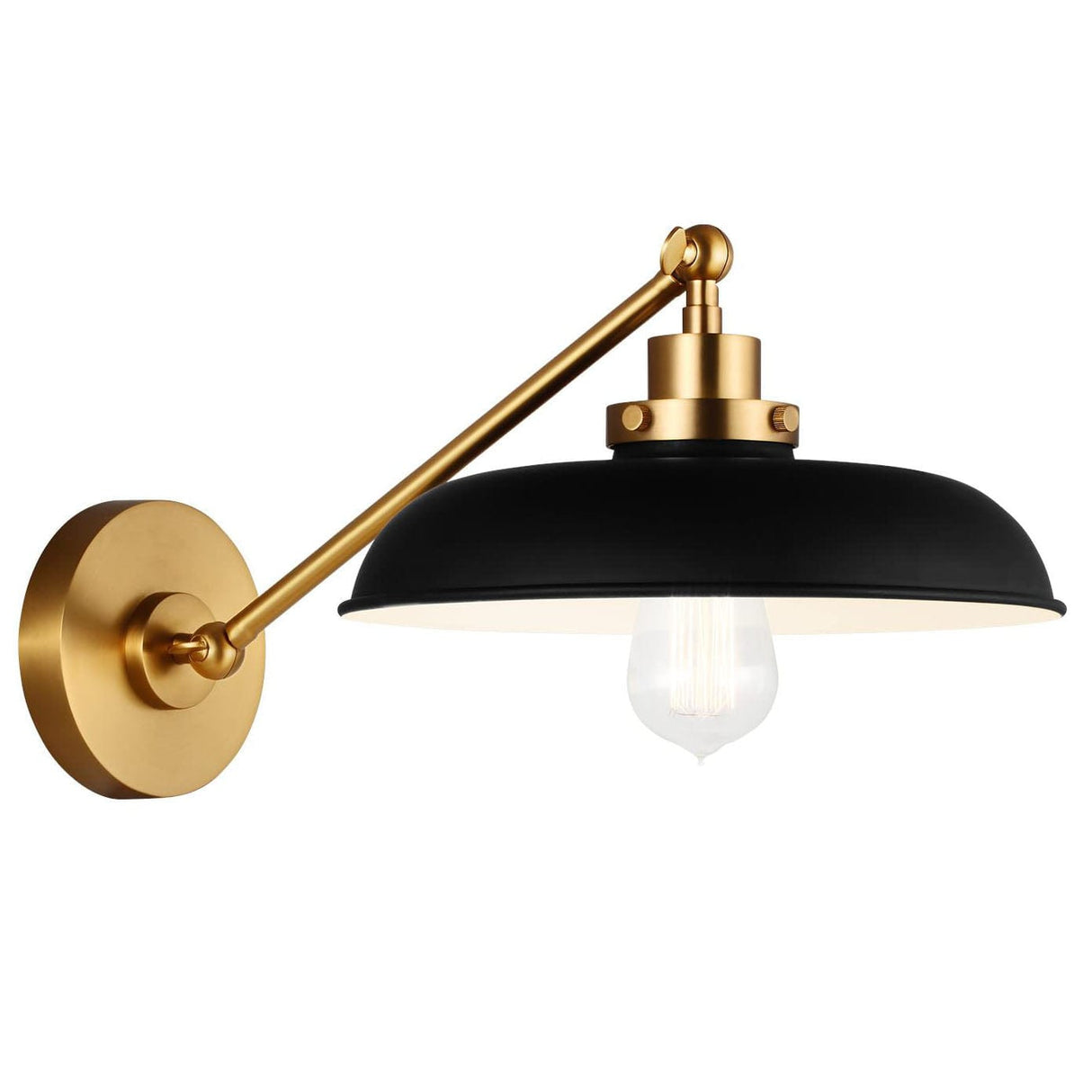 Chapman & Myers Wellfleet Single Arm Wide Task Sconce Lighting