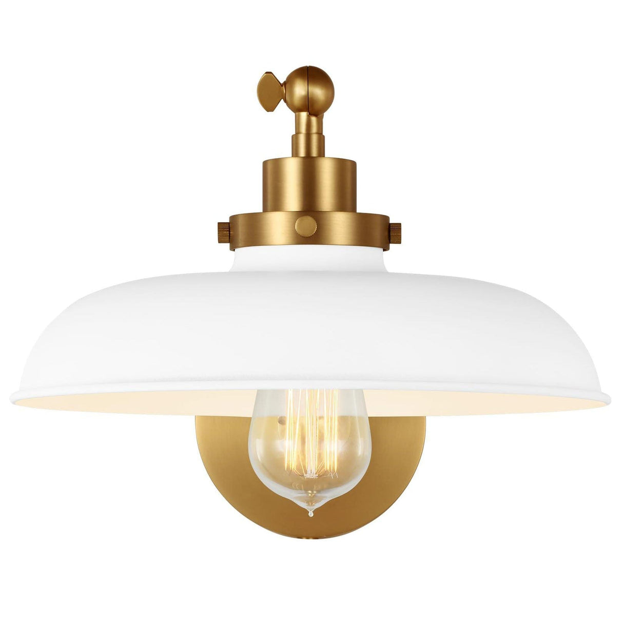Chapman & Myers Wellfleet Single Arm Wide Task Sconce Lighting chapman-myers-CW1141MWTBBS 014817614152