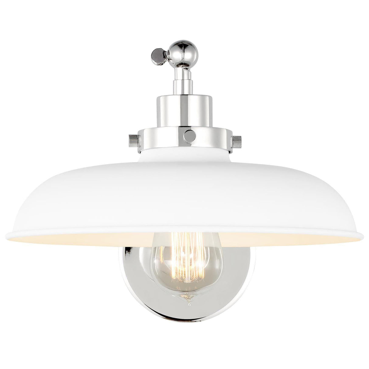 Chapman & Myers Wellfleet Single Arm Wide Task Sconce Lighting chapman-myers-CW1141MWTPN 014817614145