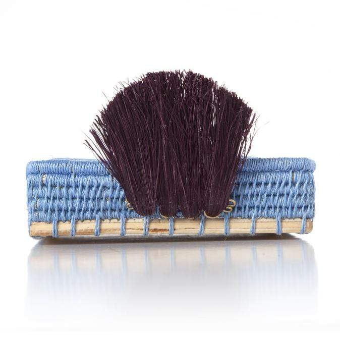 Charlie Sprout Fan Bread Basket - Denim Pillow & Decor charlie-sprout-HS20-21