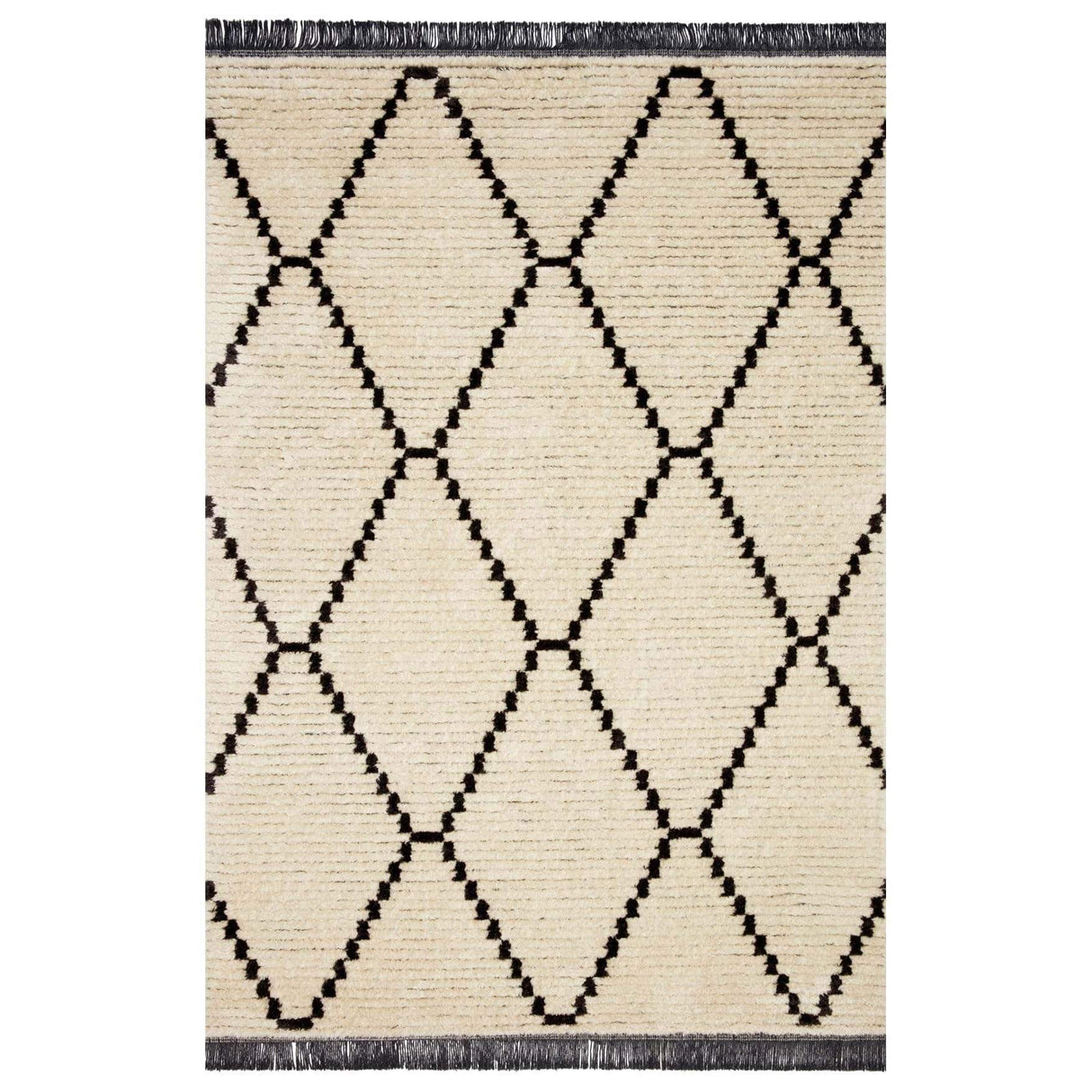 Chris Loves Julia x Loloi Alice Rug - Cream/Charcoal Rugs loloi-ALICALI-04CRCC3858 885369547126