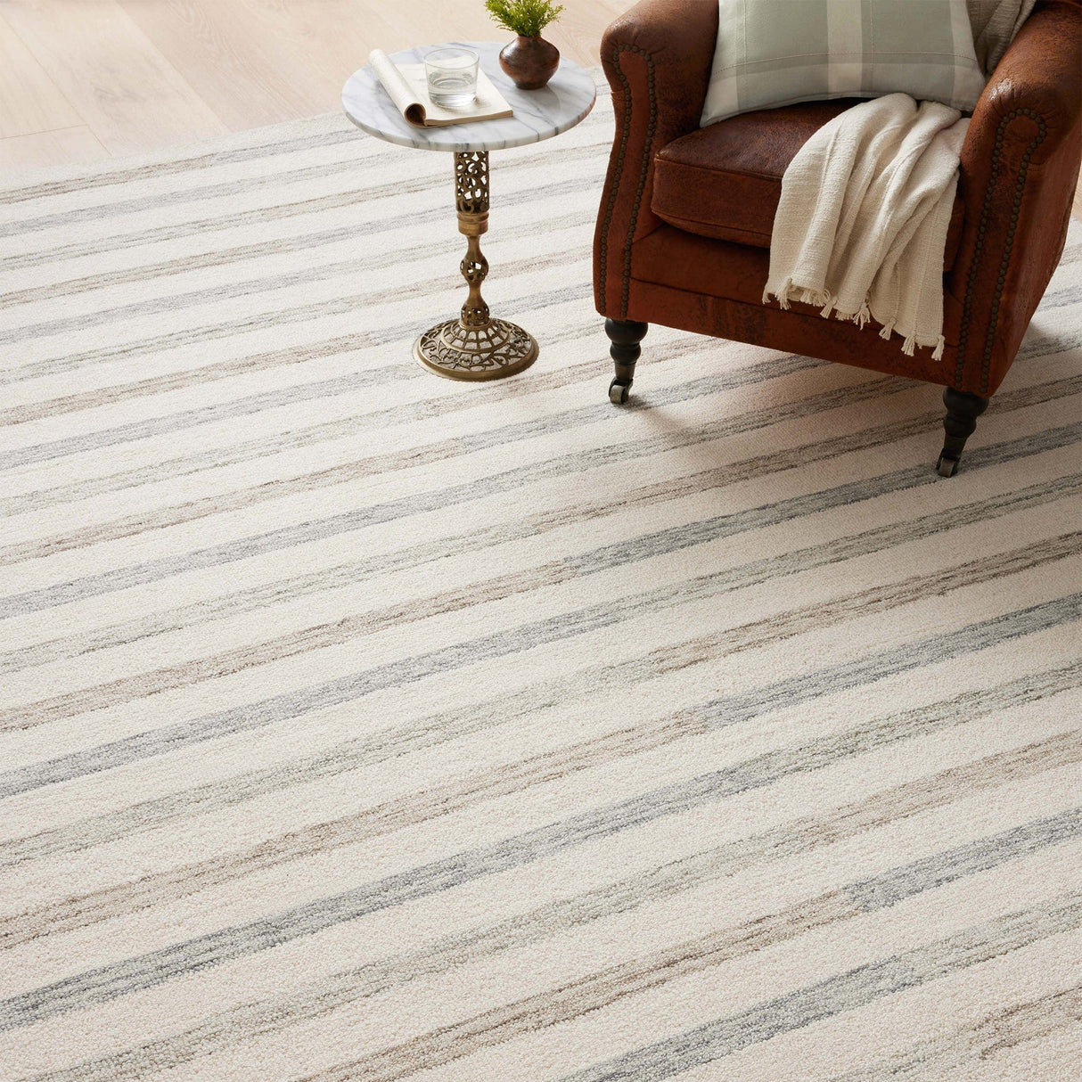 Chris Loves Julia x Loloi Chris Rug - Ivory/Slate Rugs