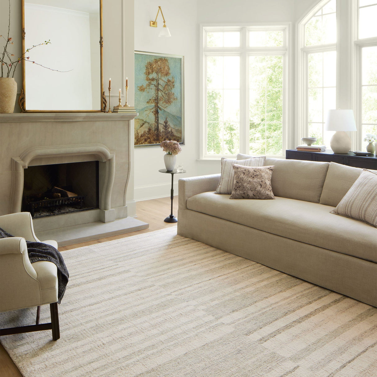 Chris Loves Julia x Loloi Chris Rug - Natural/Sage Rugs