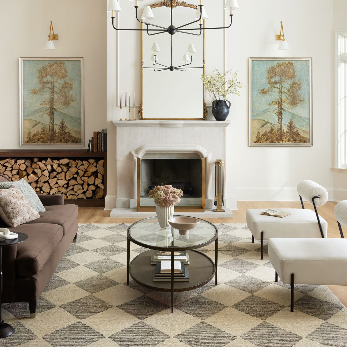 Chris Loves Julia x Loloi Francis Rug - Beige/Charcoal Rugs