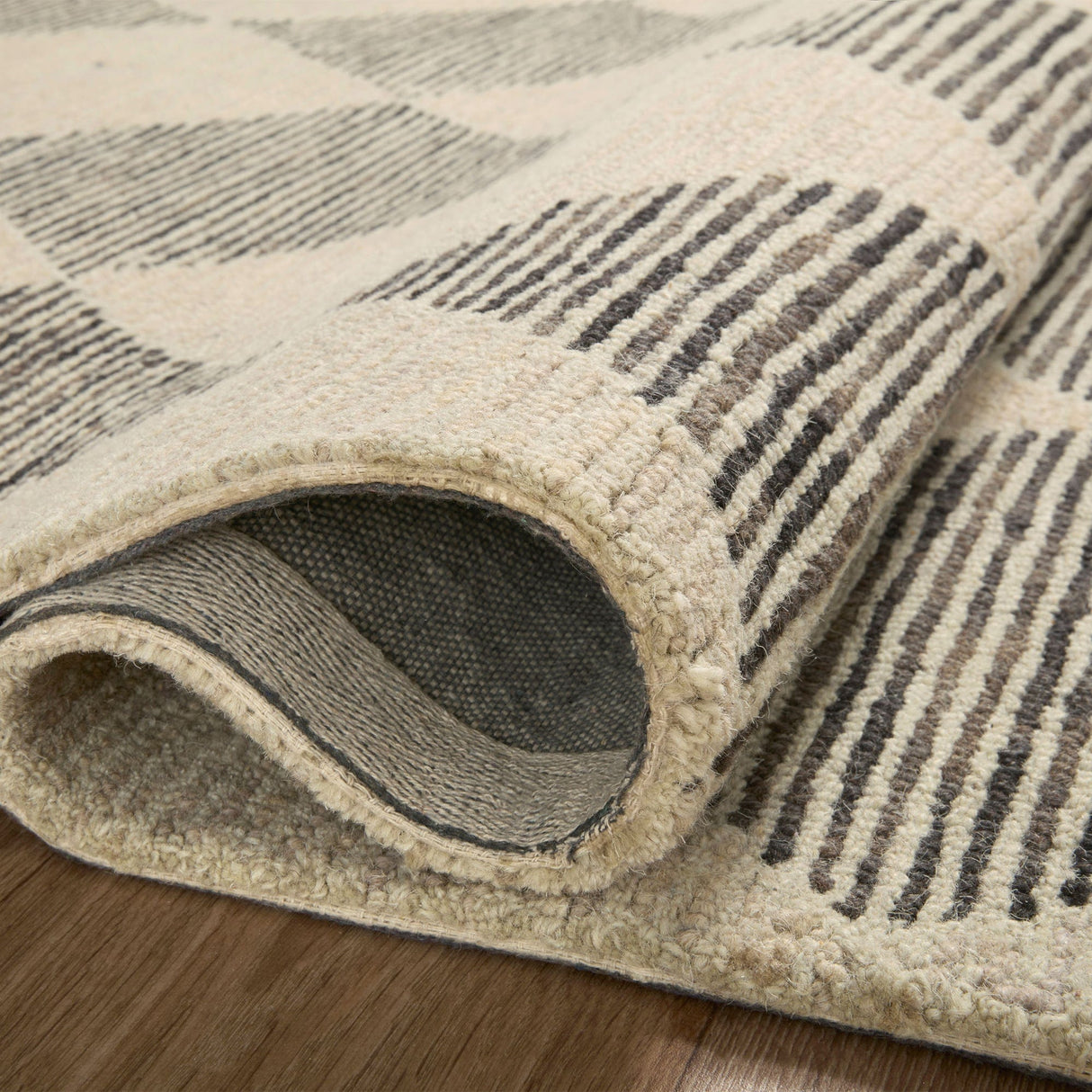 Chris Loves Julia x Loloi Francis Rug - Beige/Charcoal Rugs