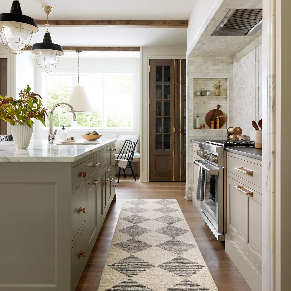 Chris Loves Julia x Loloi Francis Rug - Beige/Charcoal Rugs