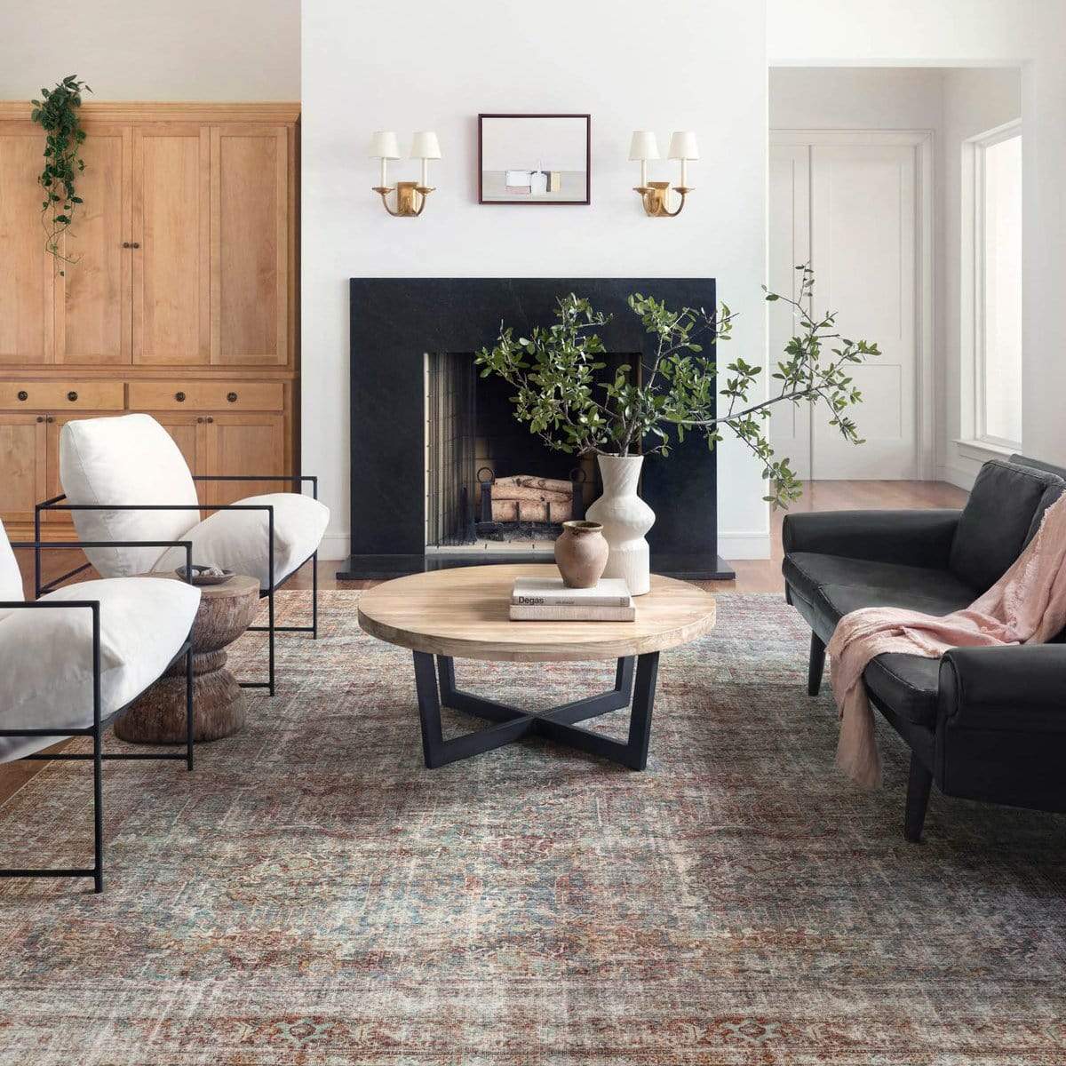 Chris Loves Julia x Loloi Jules Rug - Lagoon/Brick Rugs