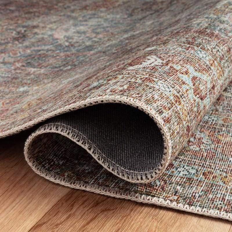 Chris Loves Julia x Loloi Jules Rug - Lagoon/Brick Rugs