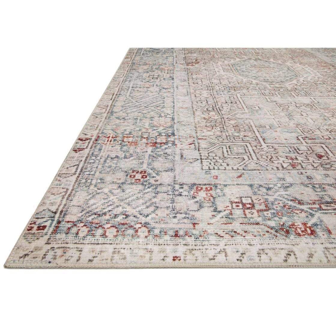 Chris Loves Julia x Loloi Jules Rug - Natural/Ocean Rugs