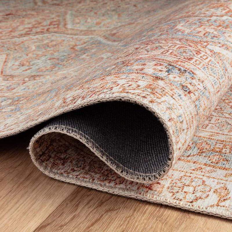 Chris Loves Julia x Loloi Jules Rug - Tangerine/Mist Rugs