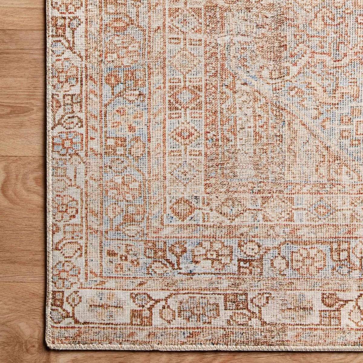 Chris Loves Julia x Loloi Jules Rug - Tangerine/Mist Rugs