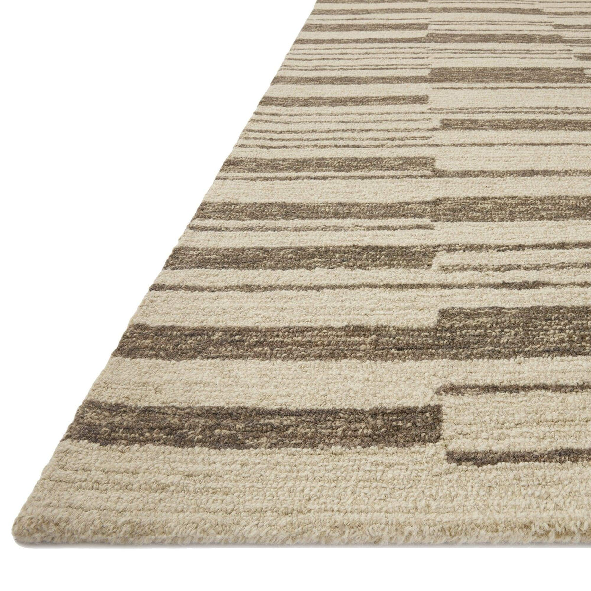 Chris Loves Julia x Loloi Polly Rug - Beige/Tobacco Rugs