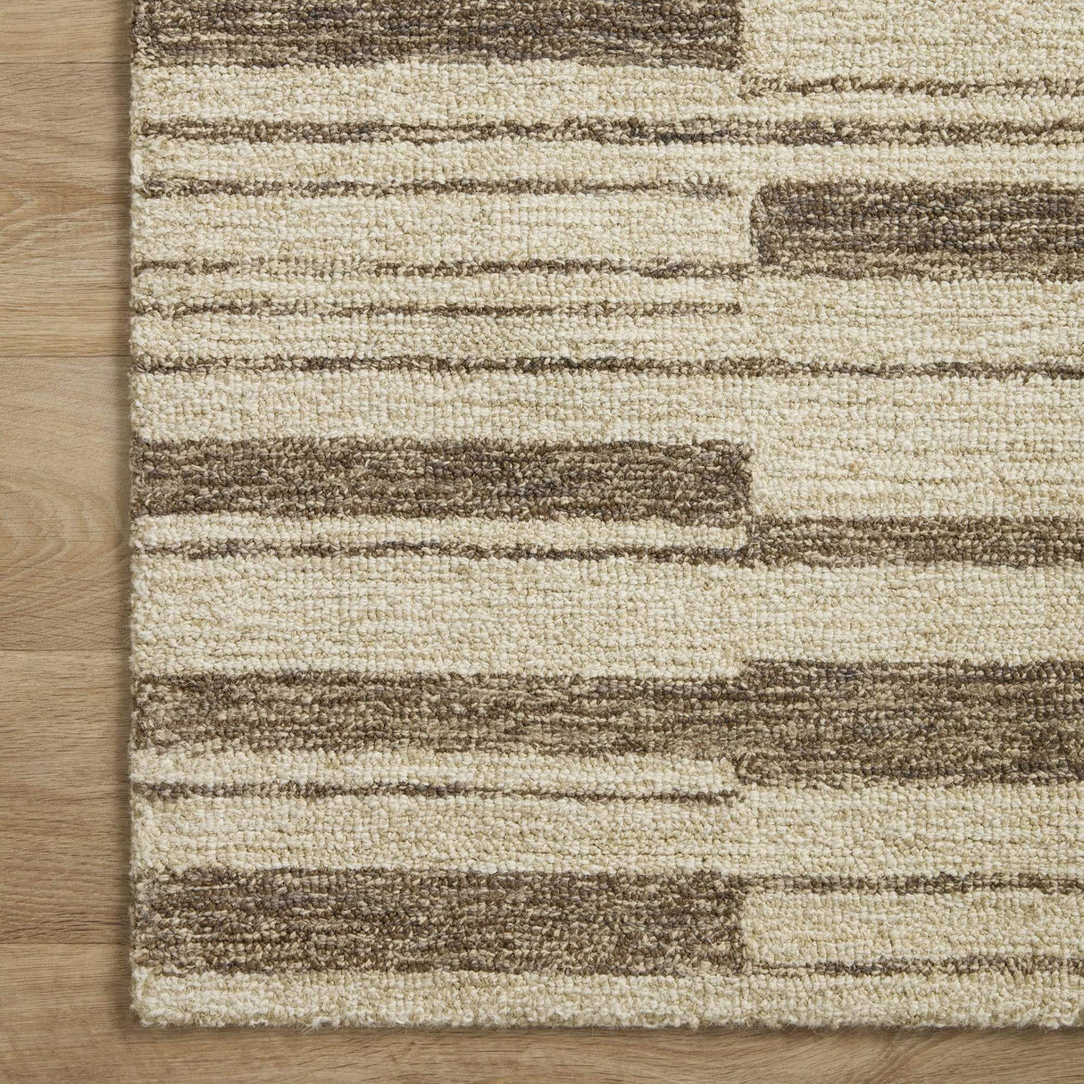 Chris Loves Julia x Loloi Polly Rug - Beige/Tobacco Rugs