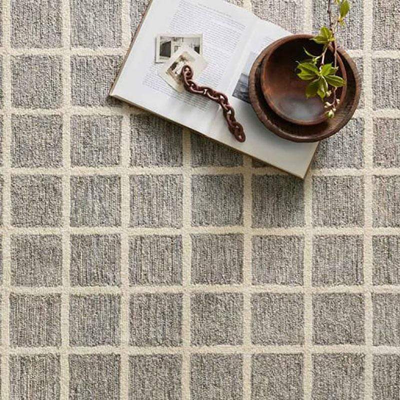 Chris Loves Julia x Loloi Polly Rug - Slate/Ivory Rugs