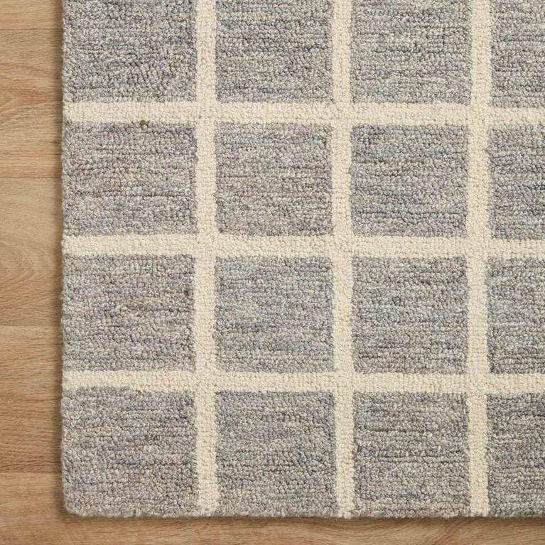 Chris Loves Julia x Loloi Polly Rug - Slate/Ivory Rugs
