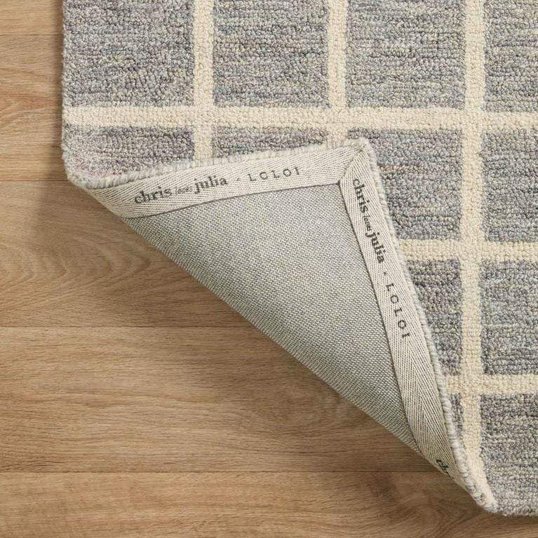 Chris Loves Julia x Loloi Polly Rug - Slate/Ivory Rugs