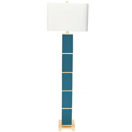 Couture Peacock Teal Floor Lamp Lighting couture-CTFL8311A 00702992873838
