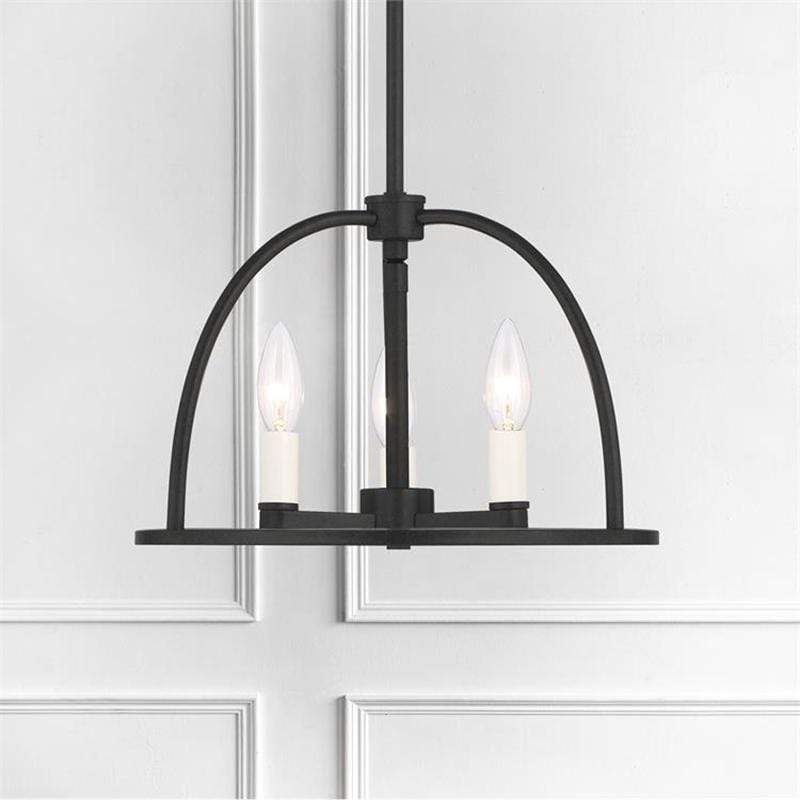 Crystorama Abbott 3 Light Chandelier Lighting
