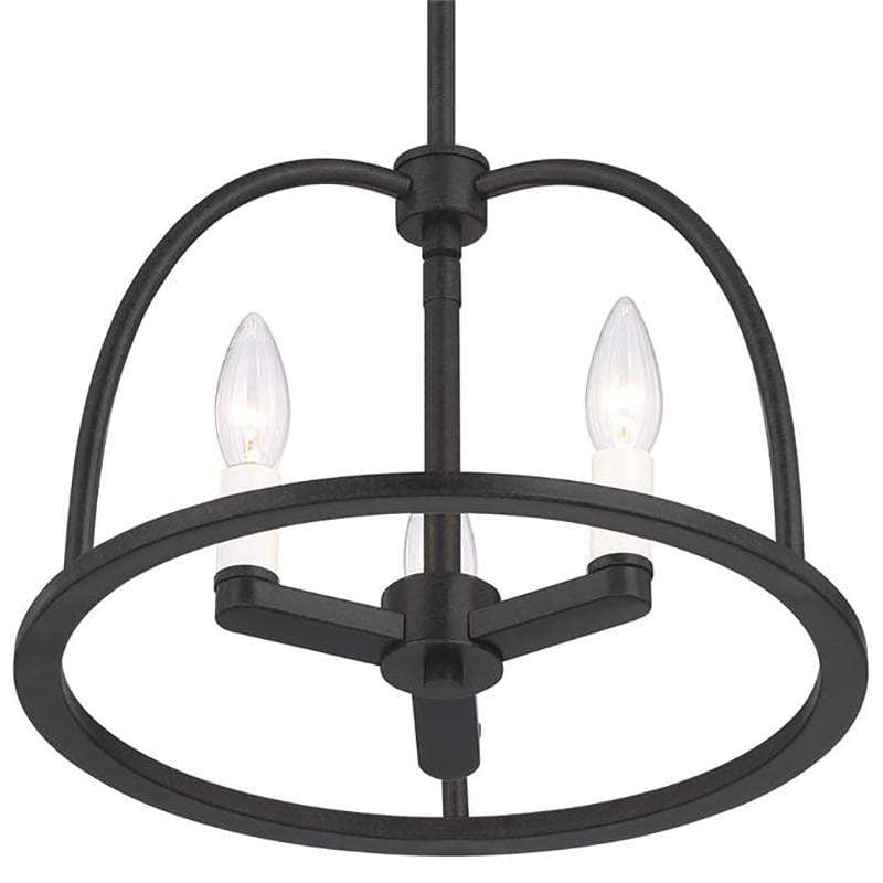 Crystorama Abbott 3 Light Chandelier Lighting